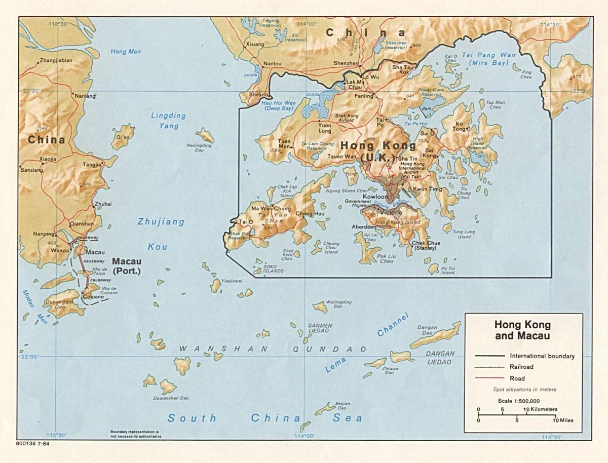 mapa baru Makao