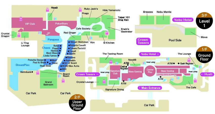 mapa grad snova Makao